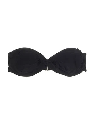 Top de traje de baño negro Warehouse para mujer 8 Foto 1 de 2