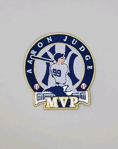 AARON JUDGE MVP NEW YORK YANKEES EMBROIDERED IRON-ON PATCH -3.5" - Picture 1 of 3