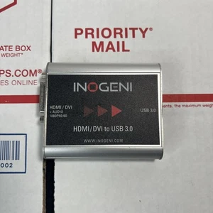 INOGENI DVIUSB HDMI/DVI TO USB 3.0 UNIT ONLY - SAME DAY SHIP - WARRANTY - Picture 1 of 5