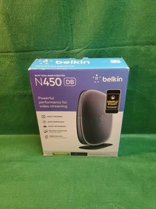 Belkin N450 Dual-Band N Wi-Fi Router 4-Port 10/100 Tested & Working - Picture 1 of 5