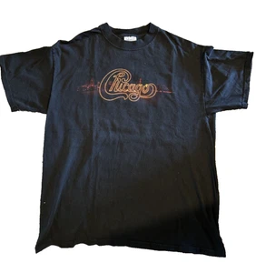 Chicago Band Tee Shirt Vintage Rock Music 80s Tour Shirt 2003 City Skyline - Picture 1 of 7