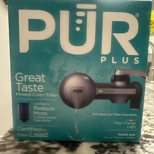 Sistema de filtración de grifo Pur Plus, gris metálico, reduce 70 sustancias y plomo - Imagen 1 de 2