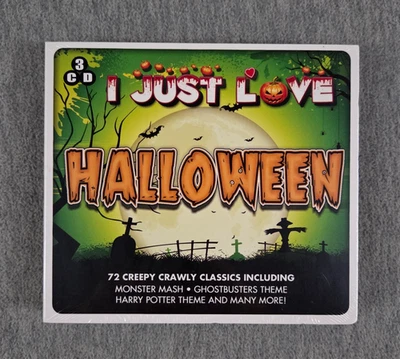 I Just Love Halloween CD 3-disc Digipak UK Import 72 tracks 2014 NEW - Image 1 of 4