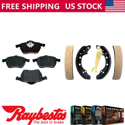 Kit pastillas de freno y zapatas de freno delanteras traseras metálicas para Volkswagen VW Jetta 1999 Foto 1 de 4