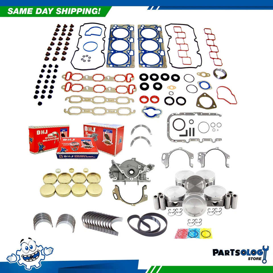 DNJ EK1150M Master Engine Rebuild Kit For 03-04 Chrysler 300M Concorde 3.5L SOHC - Image 1 of 4