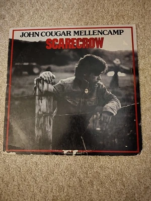 John Cougar Mellencamp - Scarecrow USED 1985 LP Pop Rock Vinyl Record - VG! - Image 1 of 3