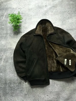 Vintage Hugo Boss Baldessarini Lamb Aviation CWU Leather Jacket Luxury Y2K - Image 1 of 4