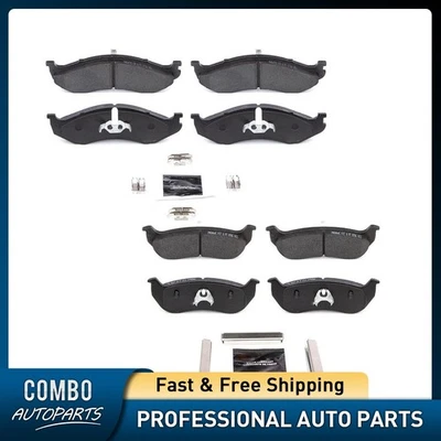 Front Rear Ceramic Brake Pad for 2003-2006 Jeep TJ 2003-2006 Jeep Wrangler - Image 1 of 4