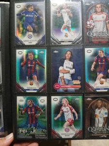 2022-23 Topps Chrome UEFA Women’s Champions League Soccer Card Lot (27 Cards) - - Picture 1 of 3