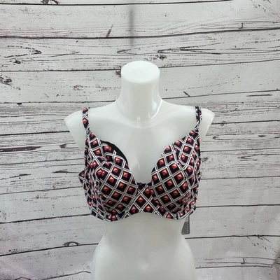 Moontide набережной с ярлыками U/W верхний рубиновый Geo бикини верхний мульти 16D бюстгальтер праздник - Изображение 1 из 4