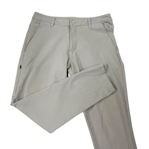 BYLT Everyday Pant 2.0 Men's 34X30 Stone Gray Chino Preppy Slim Fit - Picture 1 of 10