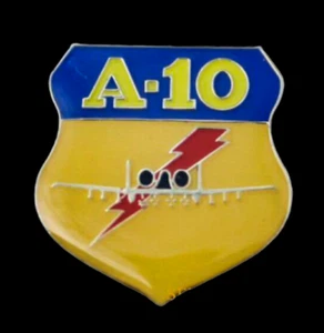 A-10 THUNDERBOLT 2 WARTHOG LAPEL HAT PIN UP USAF AFB PILOT CREW  US AIR FORCE  - Picture 1 of 24