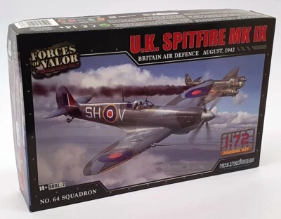 Forces Of Valor 1/72 Scale Model Kit #9 - UK Spitfire Mk. IX Aircraft 1942 - Immagine 1 di 4
