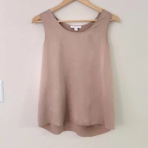 Camiseta sin mangas de seda lavable Lunya oro rosa talla M - Imagen 1 de 2