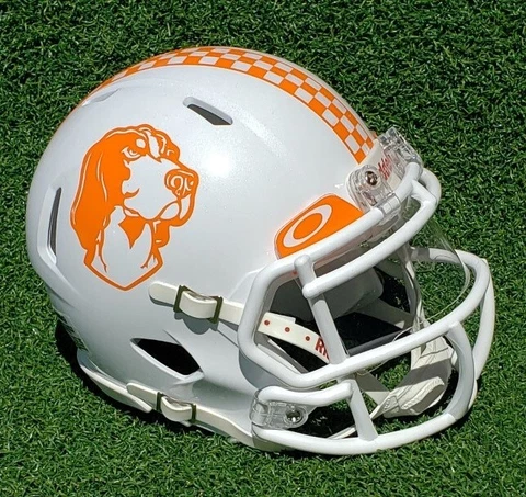 TENNESSEE VOLUNTEERS SMOKEY SPECIAL FOOTBALL MINI HELMET OTHER STYLES TOO +VISOR Cover