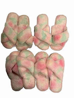 Zapatillas para mujer Bearpaw piel sintética cruzadas tie dye talla 10 (40-41) súper lindas nuevas Foto 1 de 4