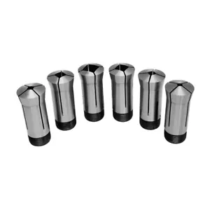 6 Pc 5c Square Collet Set 1/4'' - 3/4'' Harden Machinist Tool 40CR Chuck - Picture 1 of 3