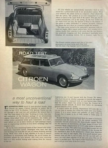 1961 Citroen Wagon Road Test illustrated - Picture 1 of 2