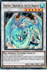 YUGIOH DUDE-EN008 Brionac, Dragon of the Ice Barrier Ultra Rare 1st Edition NM - Picture 1 of 1