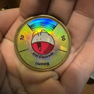 Vintage Pokemon Battling Coin Game #101 Electrode (Hasbro, 1999) - Picture 1 of 2