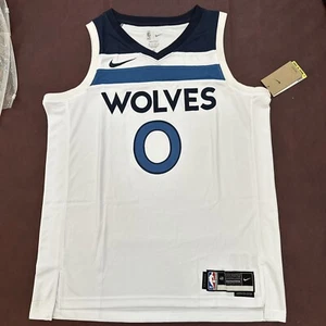 Maglia Donte Divincenzo Bianca Minnesota Timberwolves Large #0 Uomo - Foto 1 di 6