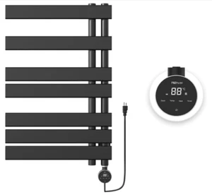 Towel Warmer / Heater Rack for Bathroom, 8-Bar Electric Wall-Mount -Touch Screen - Picture 1 of 6