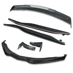 For 14-19 Corvette C7 Z06 Stage 3 CARBON FIBER Full Body Combo Kit CL Wickerbill - Picture 1 of 12