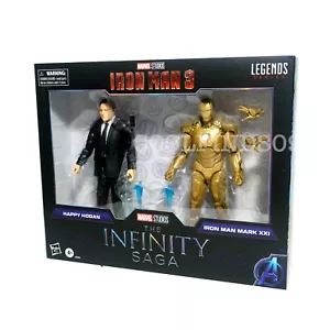 Marvel Legends Infinity Saga Happy Hogan Iron Man Mark 21 Esclusiva bersaglio 2pk - Foto 1 di 4