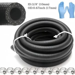 20Ft Gummi Kraftstoffleitung 3/8" Schlauch Benzin Diesel Ölleitung Schlauchleitung Schlauchentlüfter - Bild 1 von 7