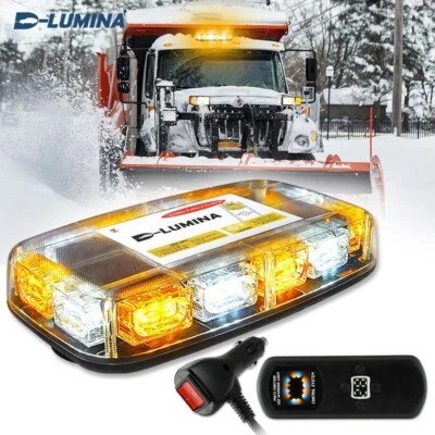 D-LUMINA 72 LED Roof Top Strobe Beacon Light Bar for for Tow Trucks, Snow Plows, Vehicles