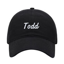 Baseball Cap Men Name Todd Gift Embroidered Washed Cotton Dad Hat Baseball Caps