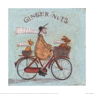 Sam Toft - Ginger Nuts - Official 40 x 40cm Fine Art Print PPR55177 - Picture 1 of 1