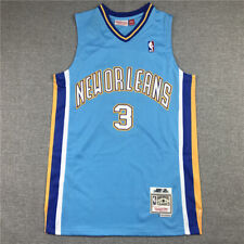 Brand new New Orleans Hornets no.3 Paul Throwback Swingman Jersey Light blue