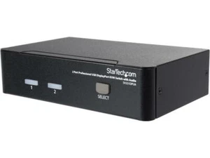 StarTech.com SV231DPUA 2 Port Professional USB DisplayPort KVM Switch with Audio - Picture 1 of 6