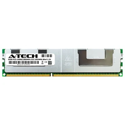 32GB PC3-14900L LRDIMM (Samsung M386B4G70DM0-CMA Equivalent) Server Memory RAM - Image 1 of 2