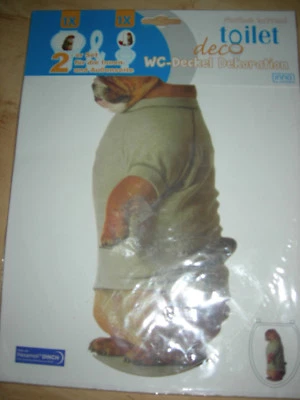 2-Set WC-Deckel Dekoration Statisch haftend für Innen- und Außenseite. Neu - Bild 1 von 3