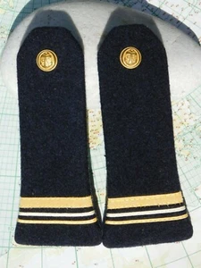 MARINE NATIONALE - PAIRE EPAULETTES MAITRE PRINCIPAL - PARFAIT ETAT - Imagen 1 de 11
