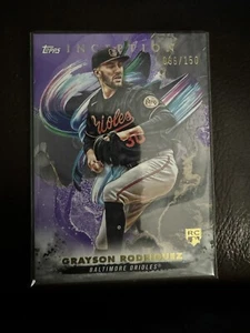 2023 Topps Inception - Purple #103 Grayson Rodriguez /150 (RC) - Picture 1 of 2