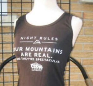 Ladies BELLA (S) (M) COORS LIGHT Beer T Shirt Top MOUNTAINS REAL tank spectacula - Picture 1 of 9