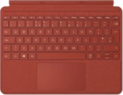Microsoft Surface Go 2 or Go 3 Typecover - Poppy Red - Image 1 of 4