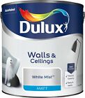 Dulux Emulsion Matt Paint ALL COLOURS 2.5L - Walls & Ceiling