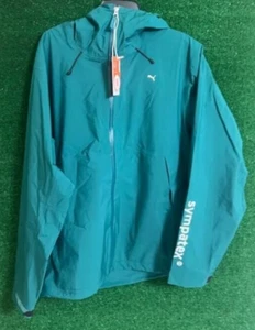 Men Puma MMQ Packable Sympatex Full Zip Windbreaker Green 620838-43 $350 Size L - Picture 1 of 3