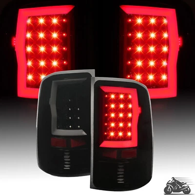 For GMC Sierra 1500 2500HD 3500HD 07-14 Black Smoke LED DRL Bar Tail Lights Lamp - Image 1 of 4