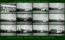 PARITUTU RACE MEET 12  Original 35 mm Negatives NEW ZEALAND, Mini Cooper, 1965