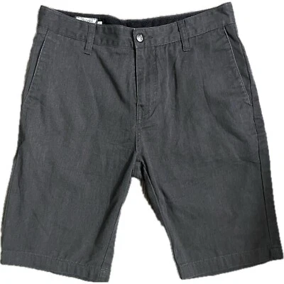 Volcom Mens Shorts Casual Chino Walk Gray Size 32 - Image 1 of 4