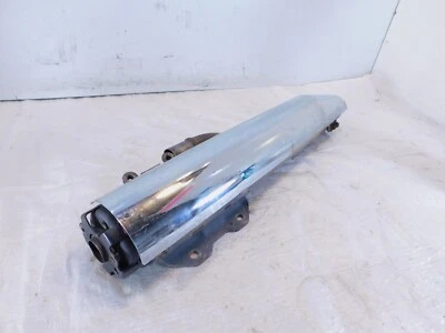 Silenciador de tubo de escape inferior derecho cromado Honda VTX1800 VTX1800F VTX1800N Foto 1 de 4