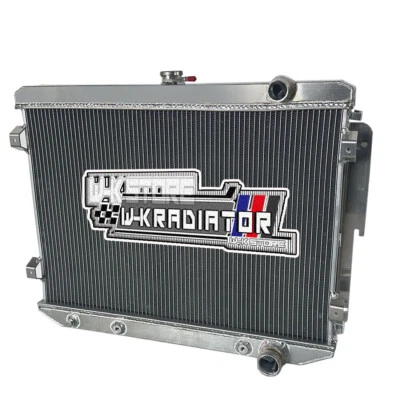 2-Rows Aluminum Radiator For 1973-1978 74 1977 Dodge Charger Chrysler New Yorker Foto 1 de 4