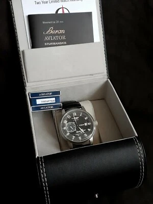 Reloj Pulsera Aviator Buran Rusia Pilotos Mecánicos, 2010 Edición Limitada de 200 Foto 1 de 4