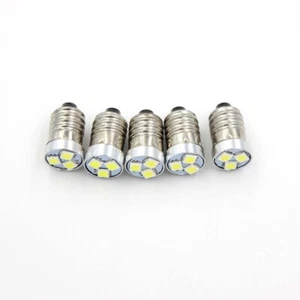 4X LED Upgrade Bulb 200LM For 2/3/4 C/D Flashlight Torch Lamp E10 3V 4.5V 6V 12V - Picture 1 of 4