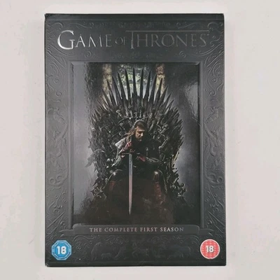 Game of Thrones The Complete First Season 1 DVD Box Set (2014) Region 2 - Image 1 of 4